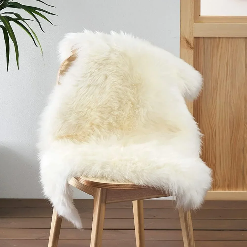 New Premium Genuine Sheepskin Rug Brown Real Australia Sheepskin Natural Luxury